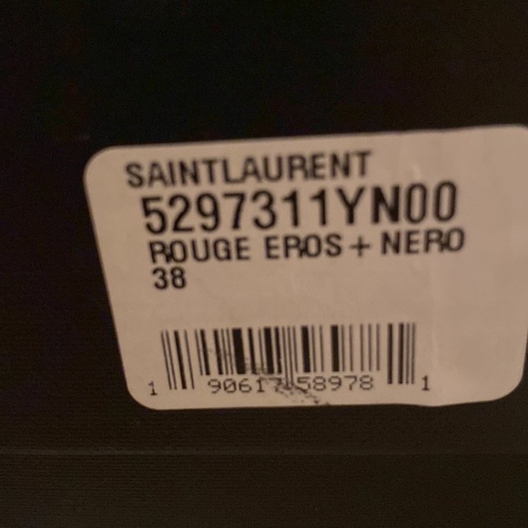 Saint Laurent Red leopard heels never worn in original box with dust bags - Picture 3 of 4